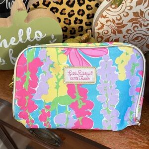 Lilly Pulitzer Colorful Floral Pouch